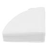 100pcs Coffee Filters Soft Texture Wood Pulp Coffee Filter Paper Cone for Drip Coffee Maker