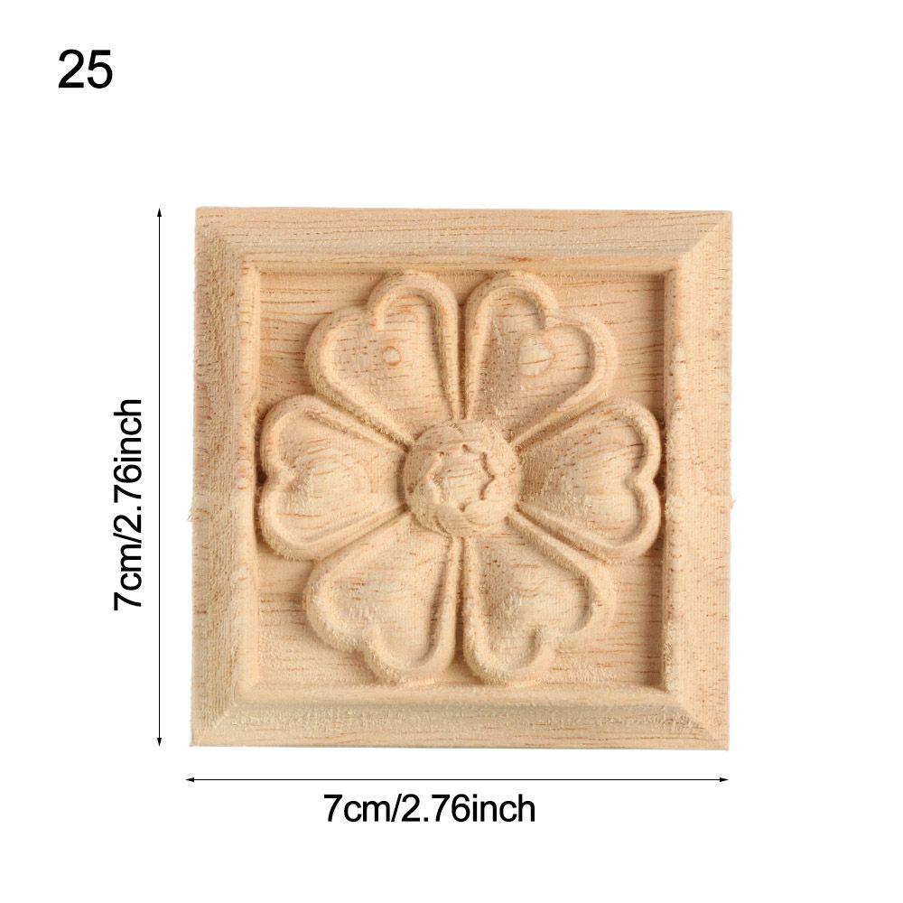 Style Decoration Crafts Vintage Wood Carved Cabinet Seat Feets Furniture Foot Legs Home Decor