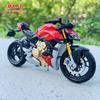 Майсто 1:18 Ducati Monster 2021 Super Naked V4 S оригинальная авторизованная симуляция сплав модель мотоцикла игрушечная машинка подарок коллекция