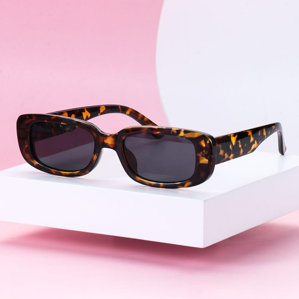 Fashion Small Rectangle Square Frame Eyeglasses Sun Glasses Women Sunglasses Eyewear