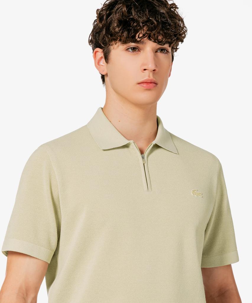 Мужской двухцветный гольф LACOSTE с молнией до середины Ah012E-56G 02S
