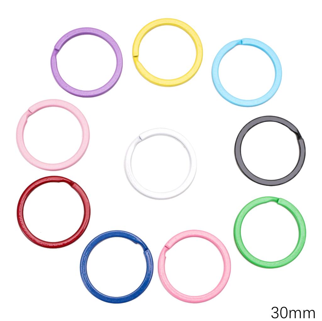 5-100 шт. Сплав Окрашенный спреем Брелок Брелок Карабин Кольцо для ключей Для DIY Ювелирных изделий Ключи Кошельки Украшения