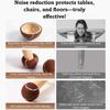 4 шт. Легкая установка Чехлы для стола и стульев Бесшумные Накладки на ножки стола и стульев Подставки для ног Защита столов