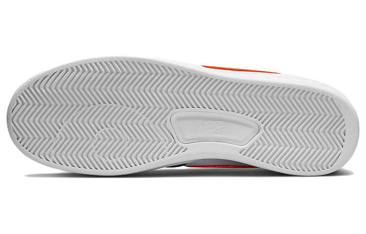 Nike SB Adversary Premium White Navy Safety Orange