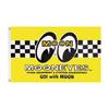 Moon Eyes Checkers 2" Extra Large Flag/Flag Banner, Approximately 59.1 X 35.4 Inches (150