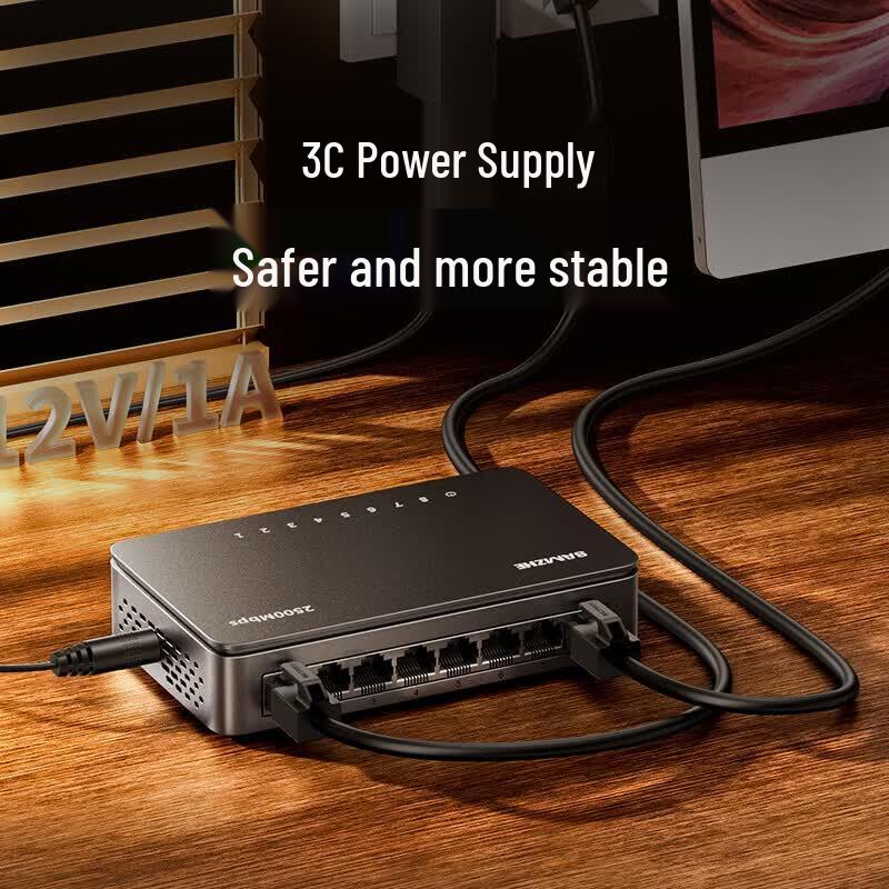 SAMZHE SK2508 8-Port 2.5G Unmanaged Ethernet Switch