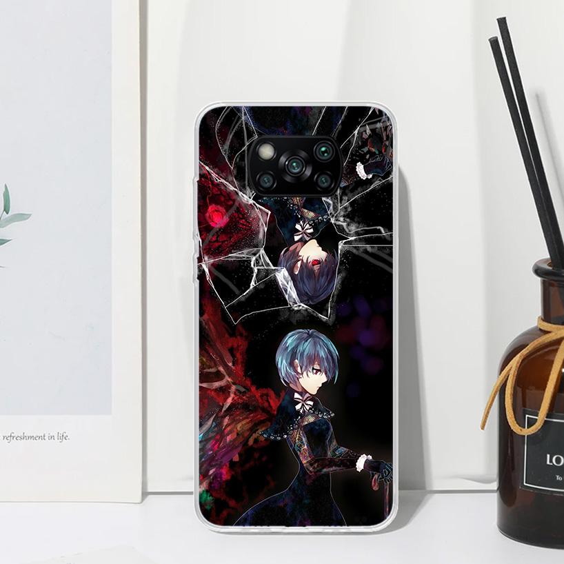 G-Ghoul Tokyo Touka Kirishima Phone Case For Xiaomi Poco X7 X6 X5 M7 M8 Pro F7 Ultra Redmi 15C 15 13C 13 12C 12 10 10C 10A Art F