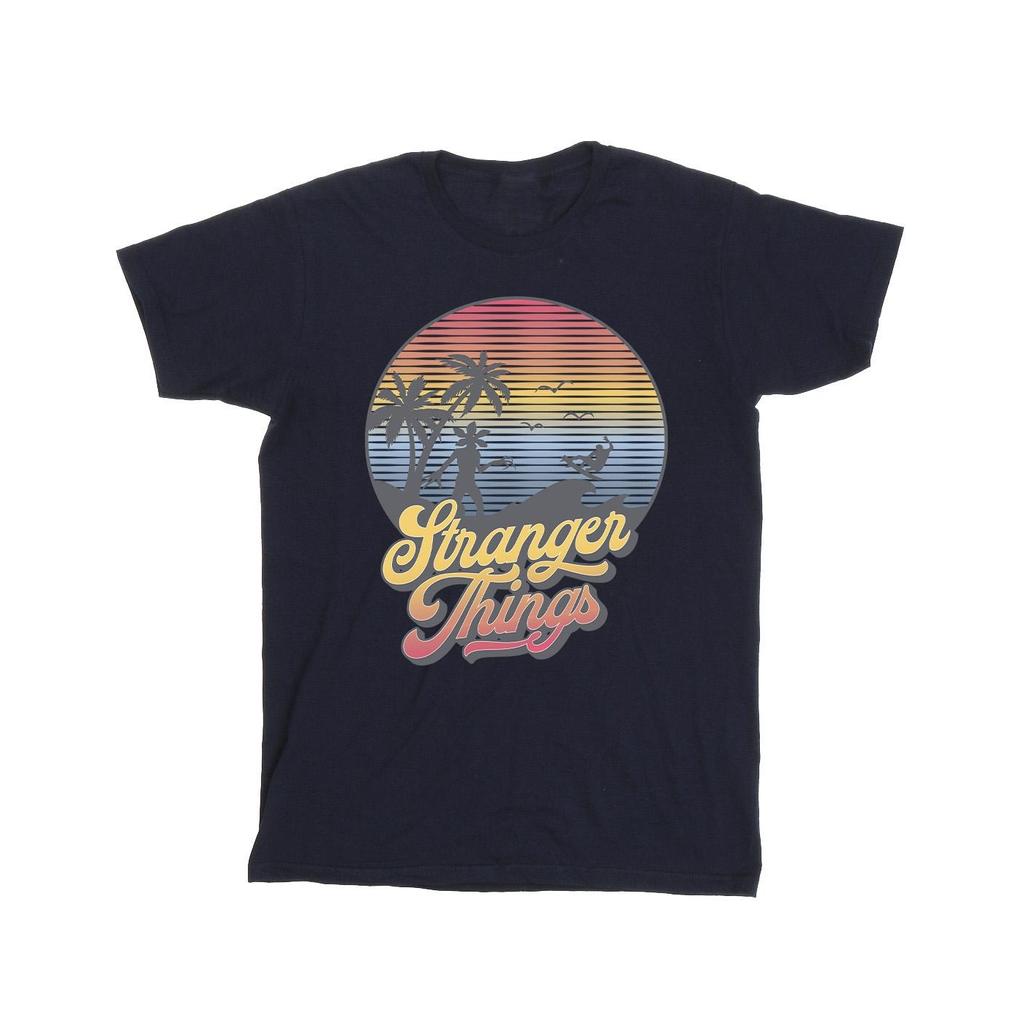 Netflix Mens Stranger Things LA Gradient T-Shirt
