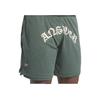 Reebok Allen Iverson Year Of The Rabbit Limited Edition Knitted Mesh Retro Mid-Rise Straight-Leg Basketball Shorts Men shorts Army-Green H47105