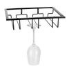 Metal Iron Wine Cabinet Rack Kitchen Dining Bar Cup Holder Hanger Shelf