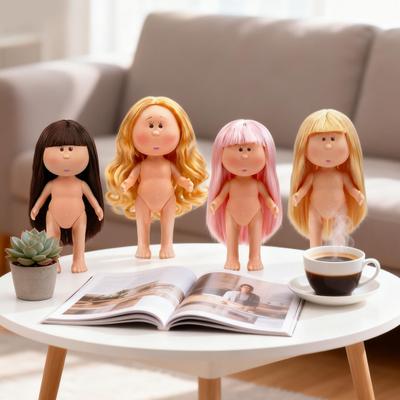 24СМ Кукла Картошка С Подвижными Суставами BJD Виниловая Кукла Мягкая Резиновая Кукла-Малыш Для DIY Стилизации И Творческой Игры Игрушка-Компаньон Для Детей Подарки