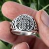 Men's Ring Viking Tree of Life Celtics Knotwork Ring Vintage Ring Norse Amulet Jewelry