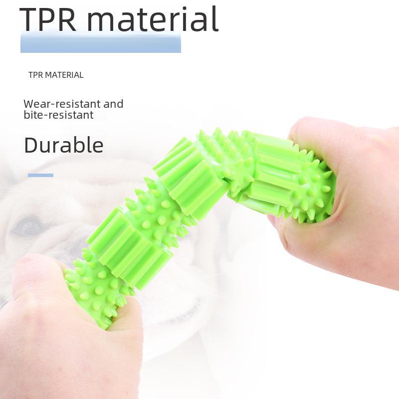 TPR Chew-Resistant Teething Sticks for Dogs - Interactive Play, Training, and Snack Holder Dog Toys