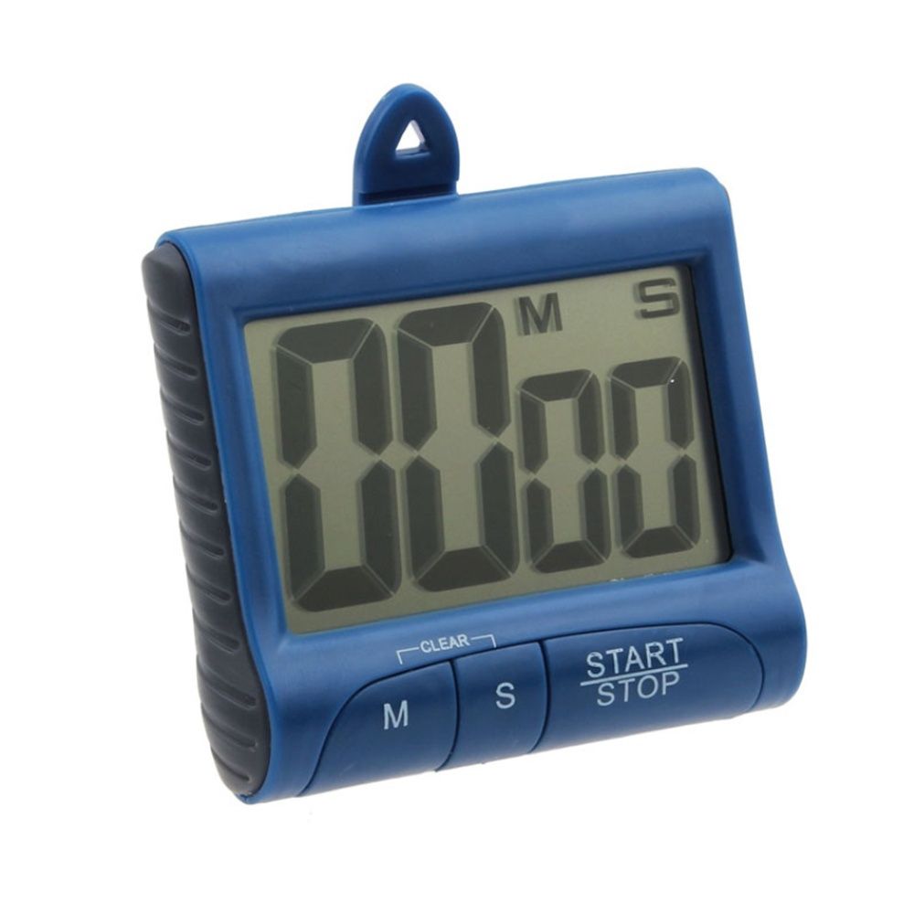 Black Electronic White Fashion Reminder Fridge Clock Digital Magnet Kitchen LCD Timer Alarm