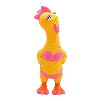 Латексная игрушка-цыпленок Karlie для собак, бикини, 1 шт.