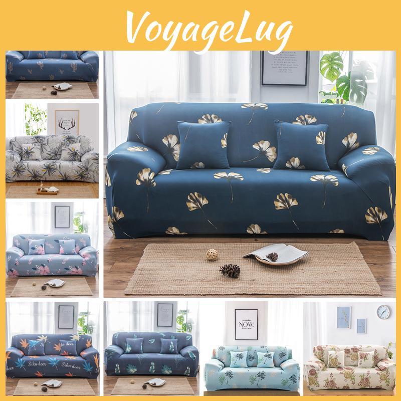 Premium Flower Printed Slipcover For Sofas Soft And Environmentally Friendly Stretch Material With Easy Care