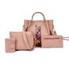 Set Women's Bag with Lychee Pattern Fashionable One Shoulder Bag Easy To Lift and Cross Bag
