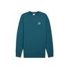 Puma Удобный свитер с круглым вырезом, однотонный свитшот, унисекс, цвет холодный-светло-зеленый 626109-75