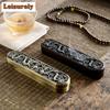Small Horizontal  Incense Burner Box Double Dragon Pearl Playing Alloy Wire Aromatherapy Furnace Zen Buddha Indoor Ornaments
