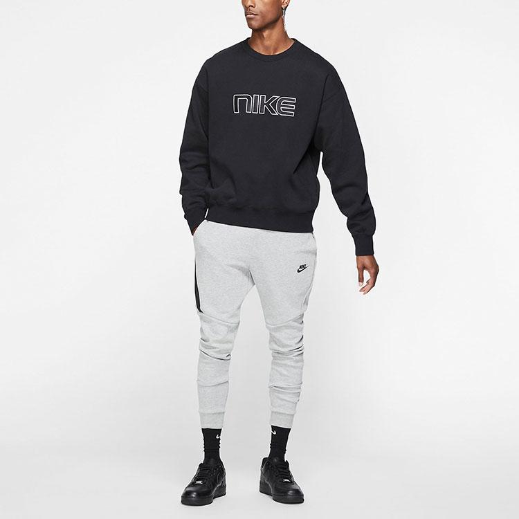 Nike Флисовая кофта Lab Collection с круглым вырезом Черная AV8276-010
