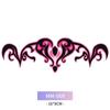 Sensual Lower Abdomen & Back Tattoo Stickers – Succubus, Pure Desire & Love Totems – Waterproof Body Art