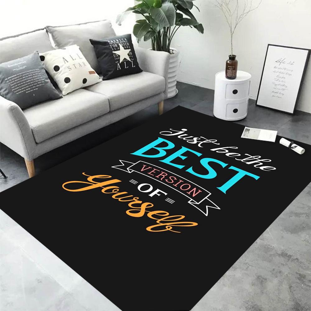 NO FEAR Carpet Bathroom Mat INS Style Soft Bedroom Floor House Laundry Room Mat Anti-skid Welcome Doormat Gift