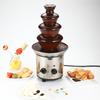 Chocolate Fountain, 4 Tiers Electric Melting Machine, Fondue Pot Set, for Chocolate Candy, Ranch,