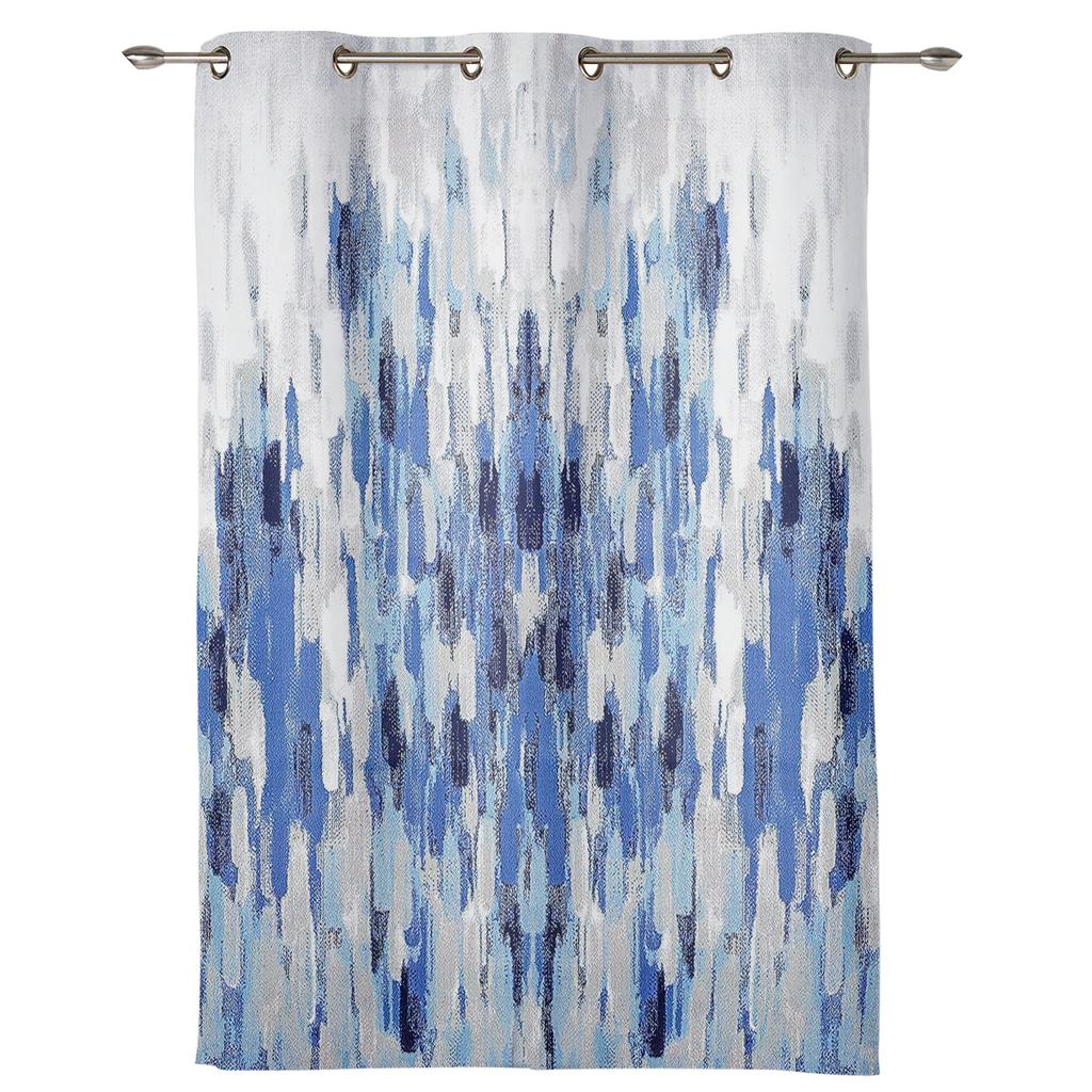 2PC  Home Decoration Curtains, Red Gold Ramadan Festival With Pole Pocket Curtains, Suitable For Living Room, Study Farm