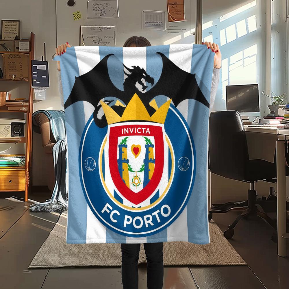 FC Porto FlAannel Blanket, High quality Comfortable for All Seasons, Home Decor, Warmth and Comfort