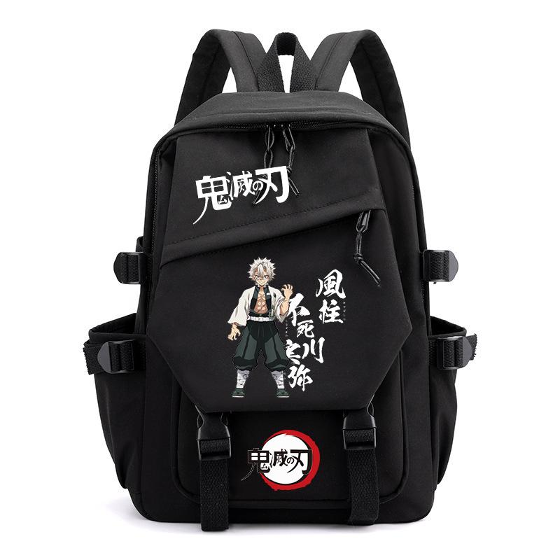 Japan cartoon comics Demon Slayer Instagram Backpack, Japanese Retro Style, Large Capacity Student Backpack 0016 KTB