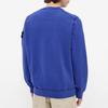 STONE ISLAND Badge Logo Crewneck Periwinkle Men Tops Blue 751563020-V0043