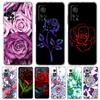 Beautiful Rose Flower Phone Case For Xiaomi Mi 12T 10 12 Lite 11 Ultra 11X 11T Pro 11i Poco X4 X3 NFC F3 M3 M4 5G Clear Cover
