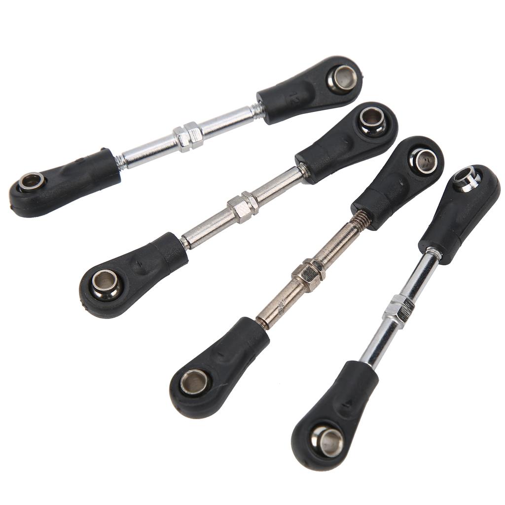 4Pcs Adjustable Steering Tie Rod Linkage Replacement accessory for 1/10 RC Off Road Vehicle