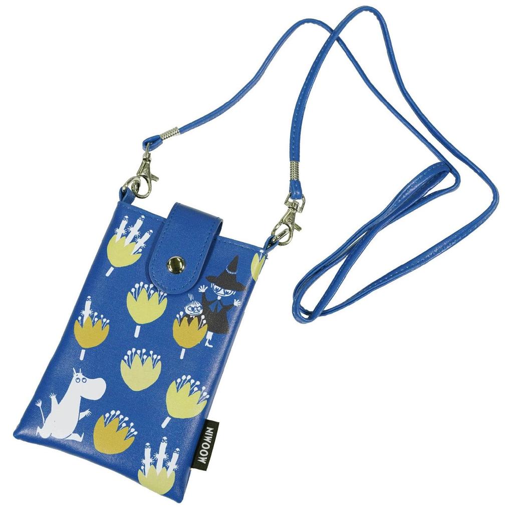 MOOMIN Smartphone Pouch Shoulder Bag Snufkin Blue