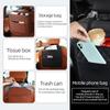 Large Storage Box Multifunctional Car Seat Storage Bag Leather Storage Bag Garbage Bag Storage Bag Suitable for Most Car Models