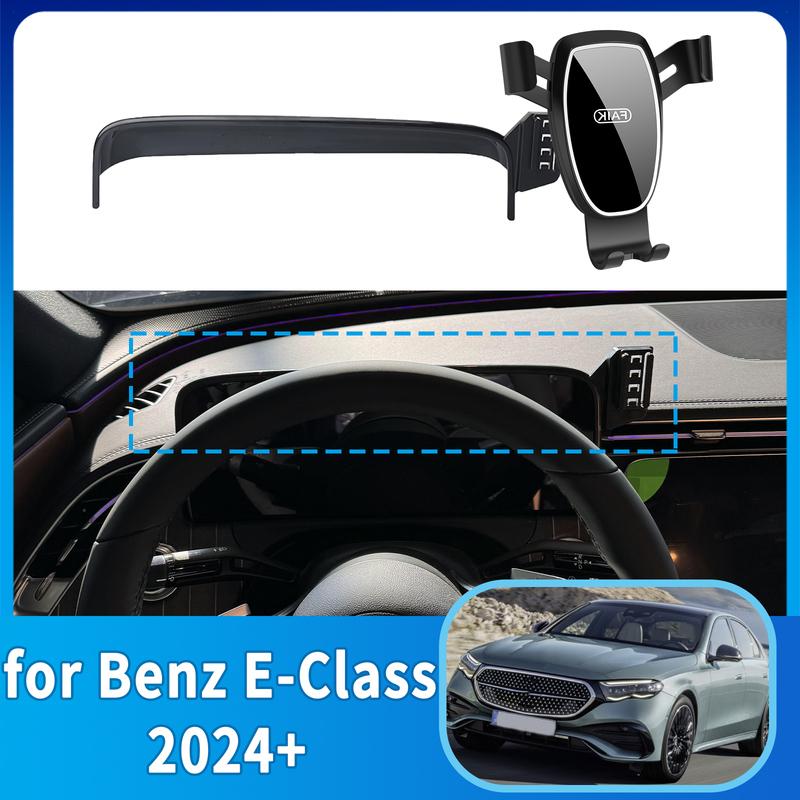 Fit for Mercedes-Benz E-Class 2024 2025 E Class W214 Car Phone Holder, Dashboard Screen Mount Bracket Easy tallation