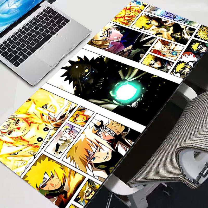 Mouse Pad Gamer Notebook Games Mouse Pad XXL Keyboard Pad Large Mousepad Mouse Mat Gaming Naruto Anime Durable Desk Mat