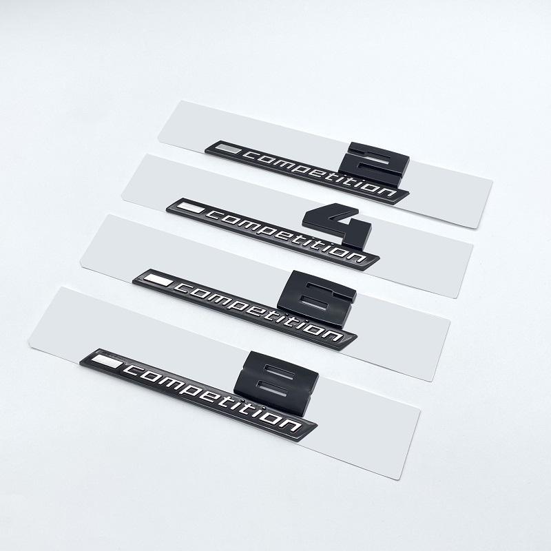 Giossy Black 3D ABS COMPETITION ABS Эмблема Thunder Edition для BMW M1 M2 M3 M4 M5 M6 M8, наклейка на багажник автомобиля