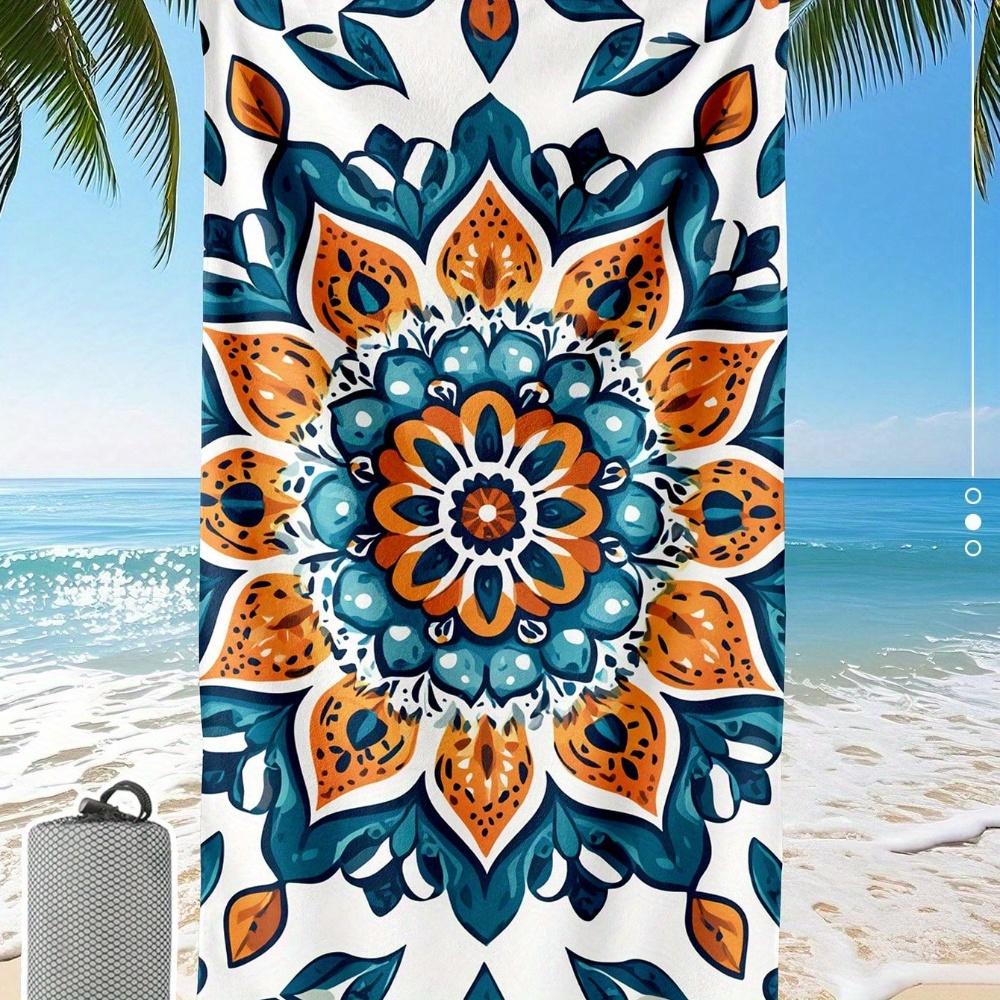 Пляжное полотенце с принтом, Розовые цветущие вишни, Полотенце для плавания, Банное полотенце, Модное пляжное полотенце, Рекомендуемый размер 150 см и выше