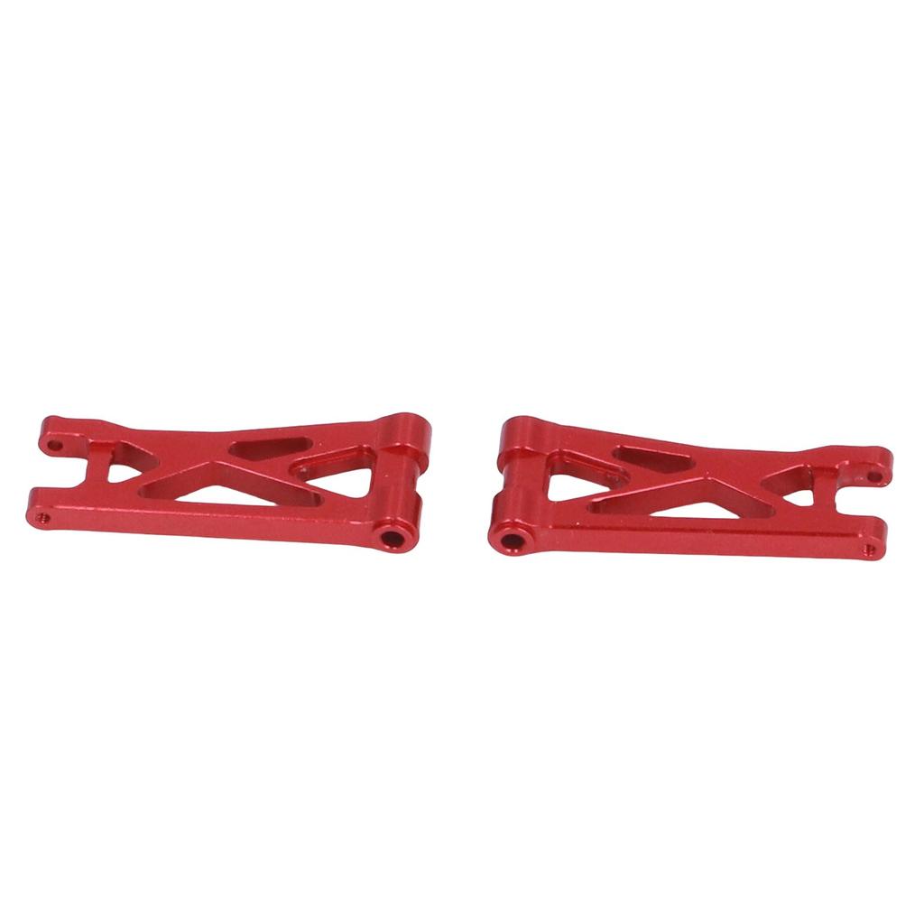 2pcs RC Car Swing Arm High Strength Alloy Rear Lower Suspension Arm for 1 24 RC Car Upgrade Parts Red