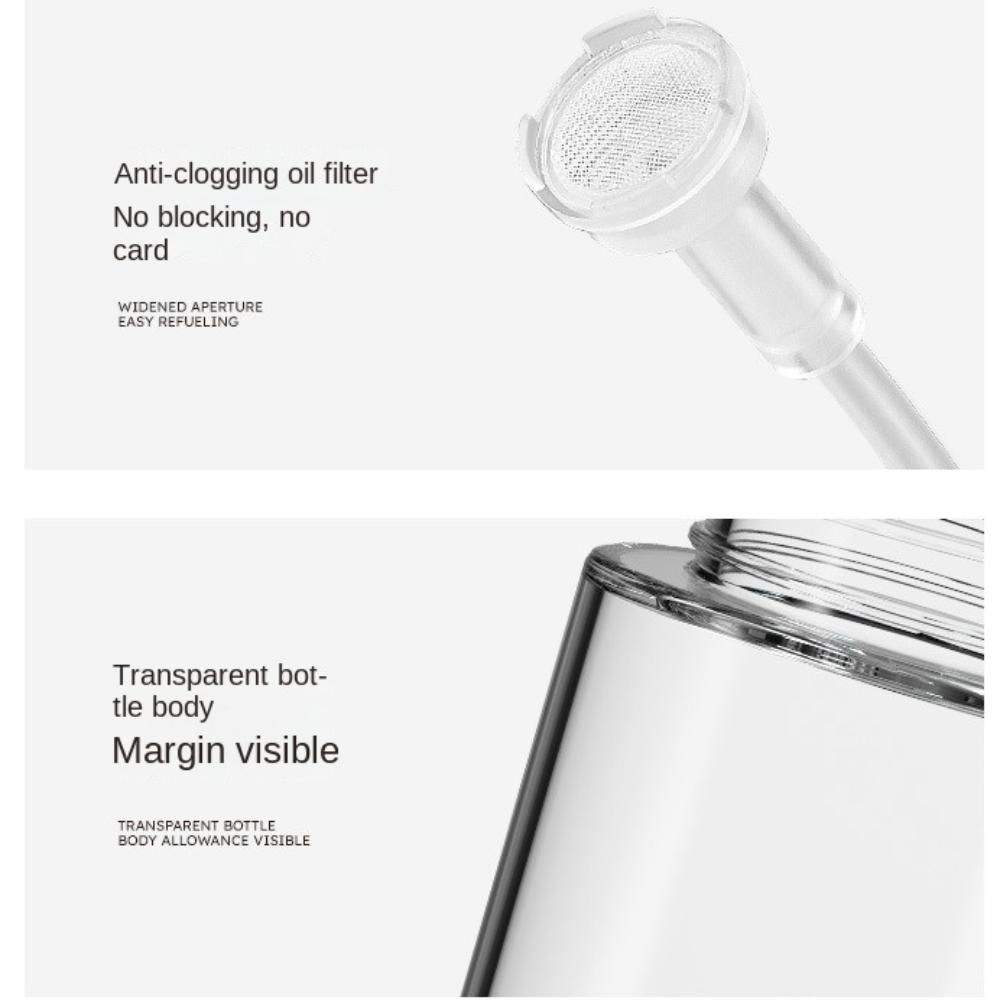 Portable Oil Spray Bottle 6.8oz/ 200ml Olive Oil Mister New Oil Sprayer for Cooking