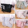 With Silk Scarf PU Leather Handbag Korean Style School Bag Casual Tote Bag  Girl
