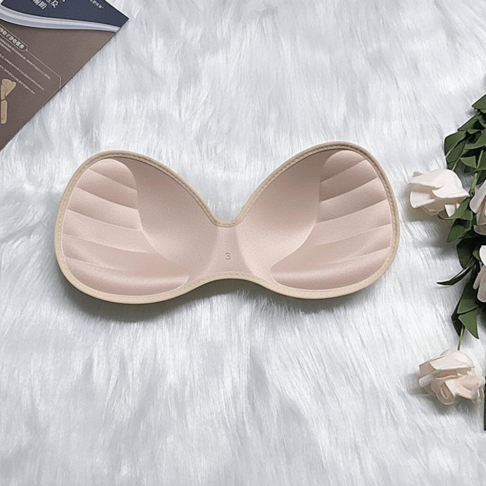 Thick Push Up Bra Pads Breathable Sponge Padded High Quality One-piece Chest Pad  Women