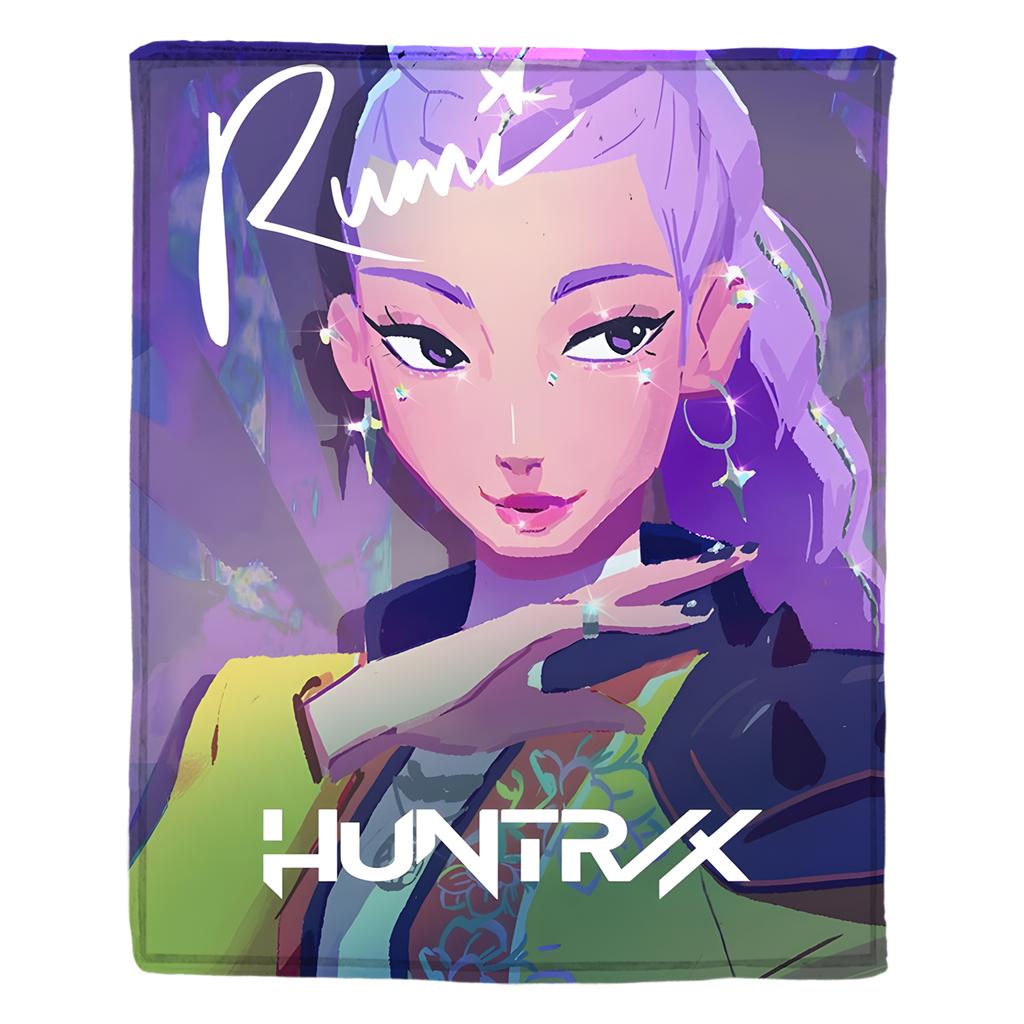 Flannel Digital Printed Blanket Conditioning Blanket Sofa Blanket Girl Gift