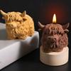Highland Cow Silicone Mold Reusable 3D Resin Mold For Candle Chocolate Cake Decoration Baking Crafts Farm Animal Figure Making