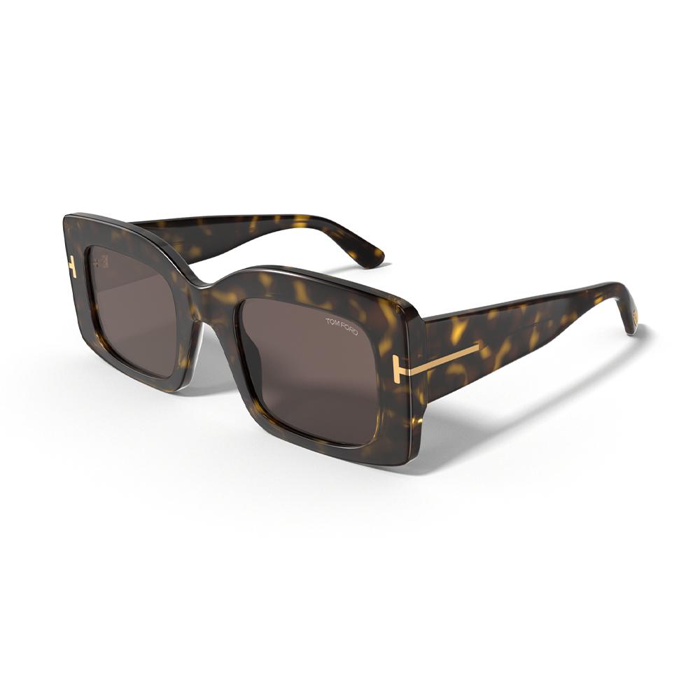 Tom Ford Square Round Face Slimming Irregular Frame Sunglasses Unisex sunglasses FT1188