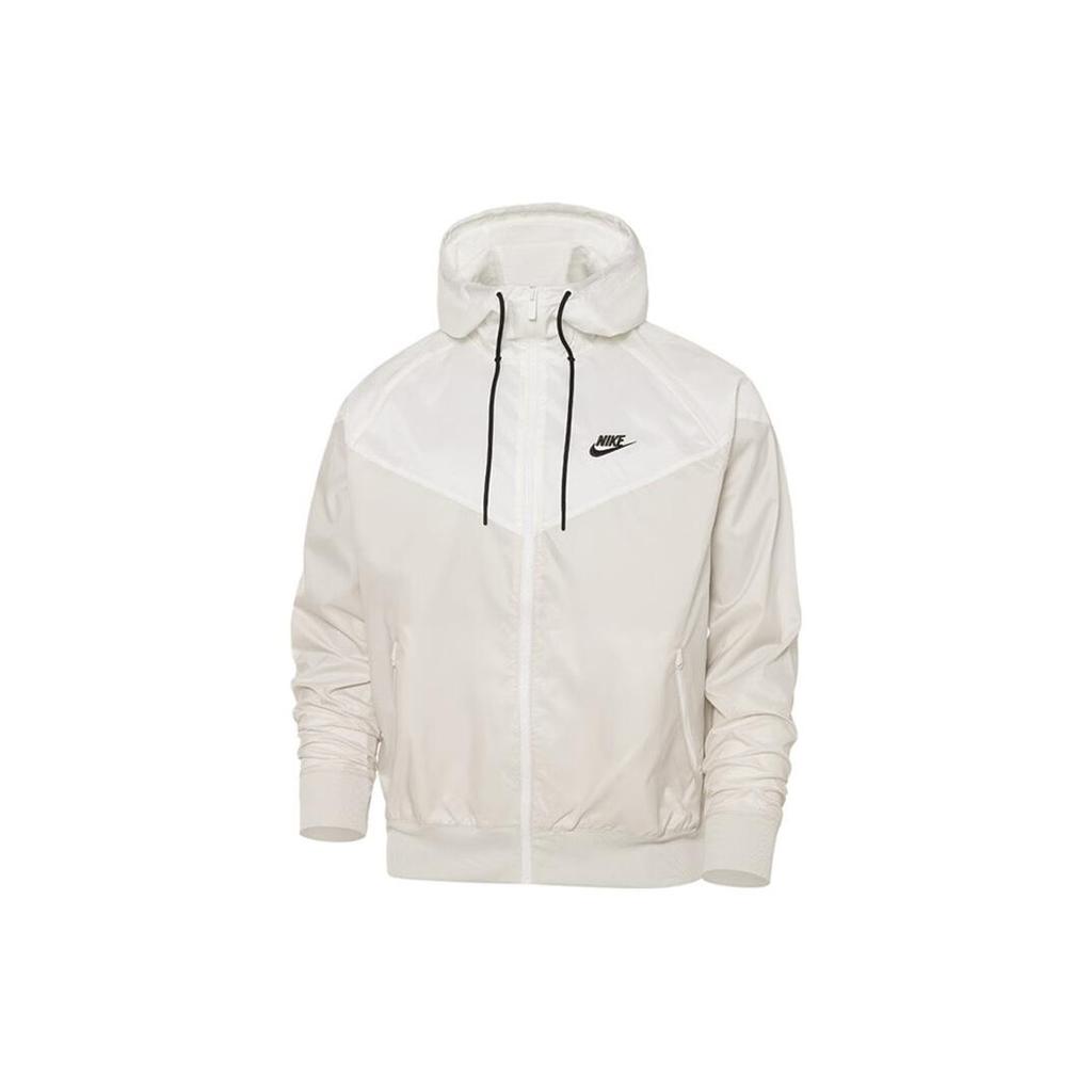 New Nike Sportswear Windrunner Men's Hooded Jacket White DA0001-104