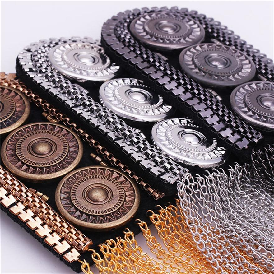 Vintage Clothing Suit Accessory Metal Tassel Shoulder Badge