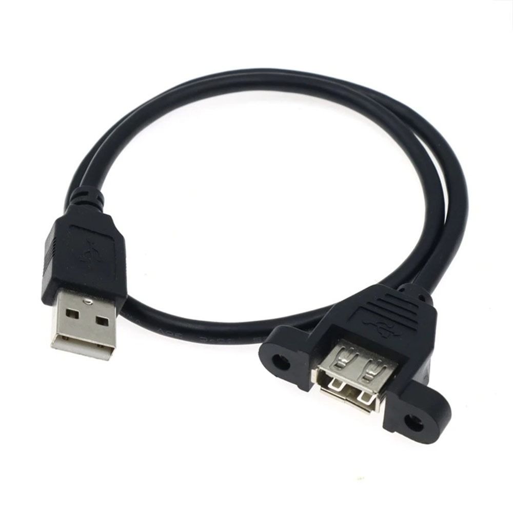 28AWG USB Extension Cable Copper Core Panel Mounting Cable Data Transfer Cable  Industrial Control