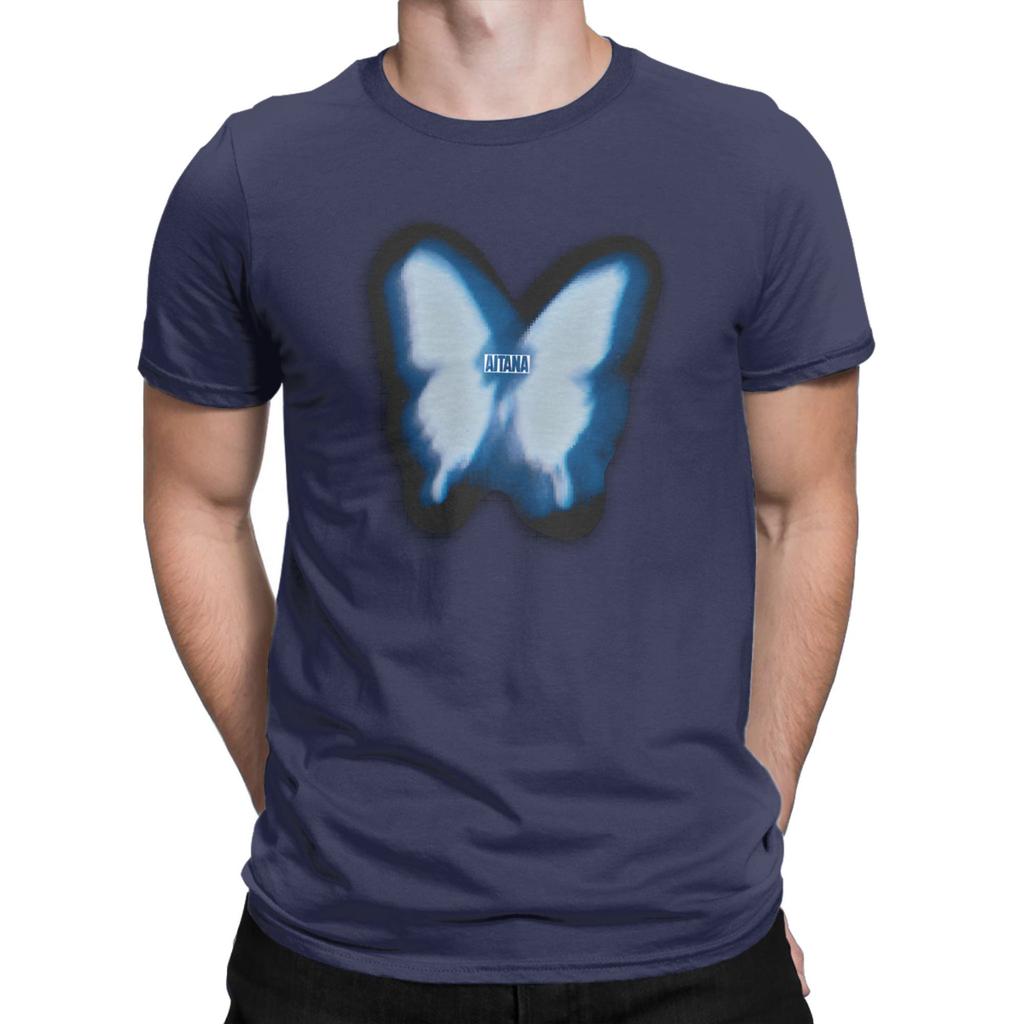 Butterfly Aitana T Shirt Beach Vintage T Shirts Cotton Hipster Tshirt For Unisex Short Sleeve Print Clothes